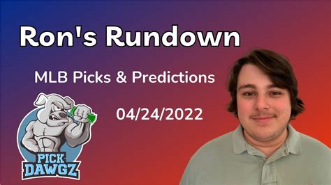 MLB Picks & Predictions Today 5/7/23 | <b>Ron's</b> RundownFind <b>Ron's</b> Daily MLB Best Bet at PickDawgz. . Rons rundown